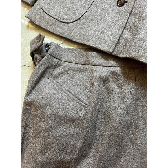 Three Piece Vintage Western Suit, virgin Wool, 70s, Pants Top - Picture 4 of 8